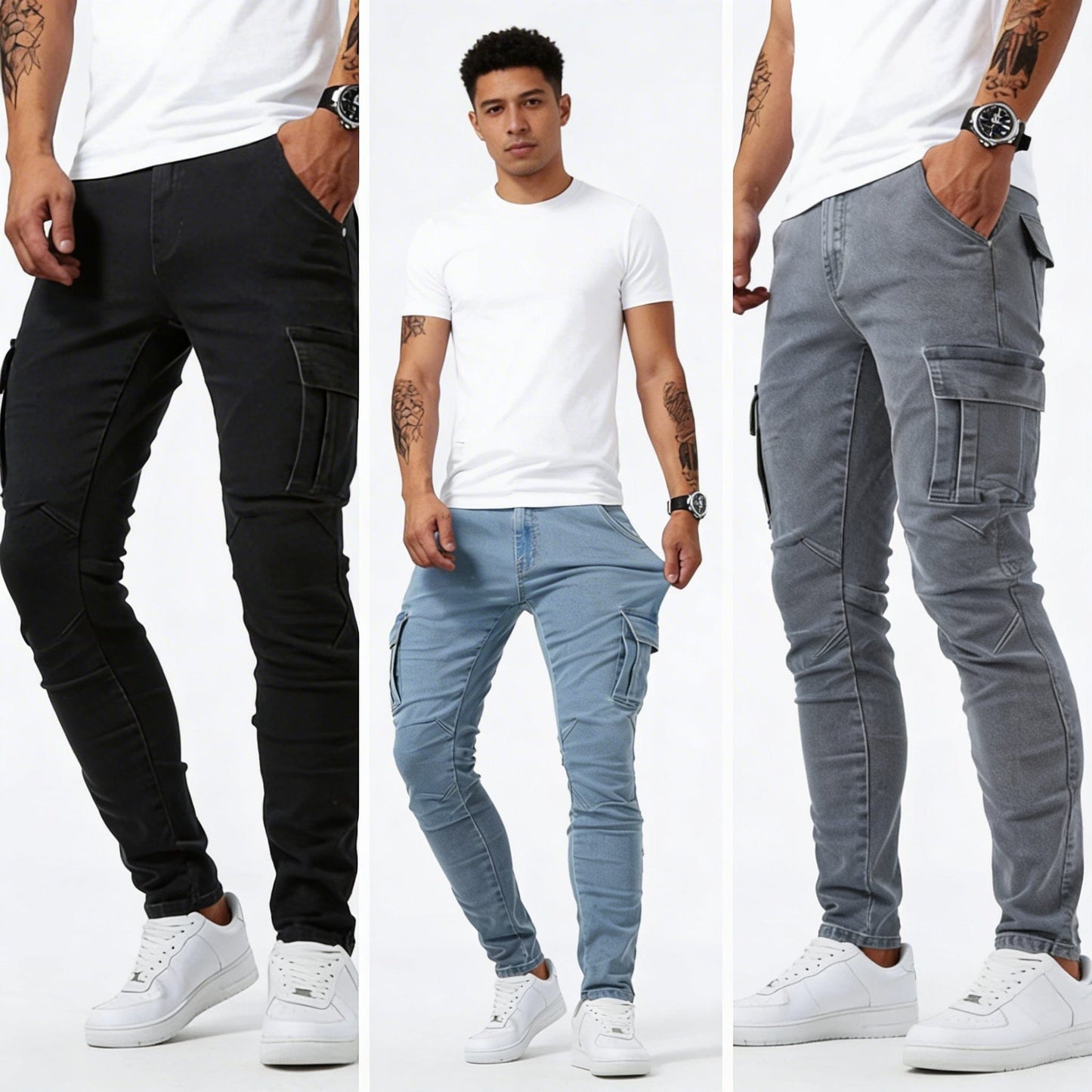 Pablo| Pantalones Cargo Modernos